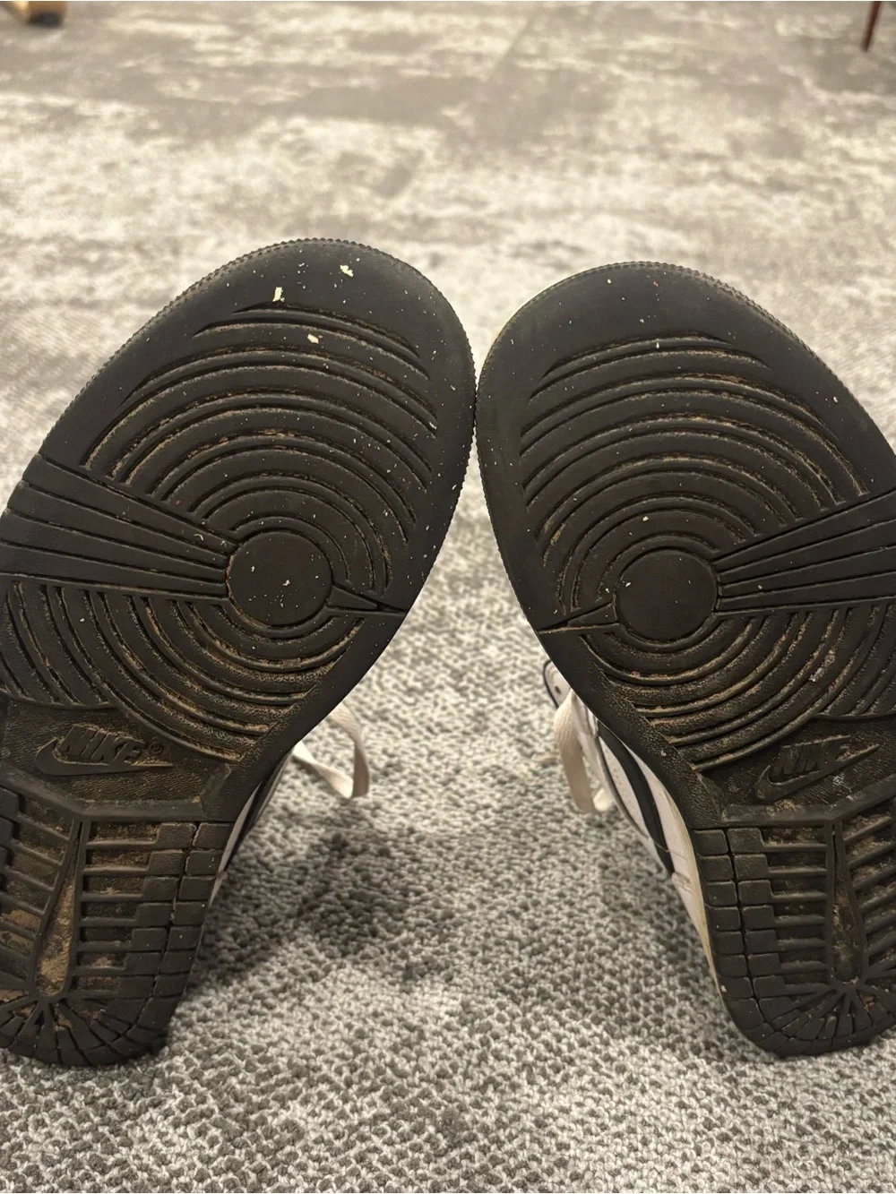 Jordan 1 Mid Reverse Panda Shoes Mens U.S. 9